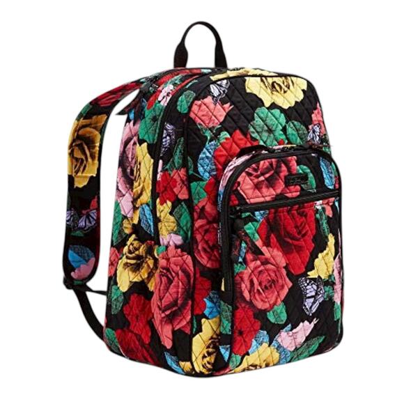 Vera Bradley Havana Rose Campus Tech Laptop Backpack Whimsygoth Fairy Grunge - Picture 1 of 11